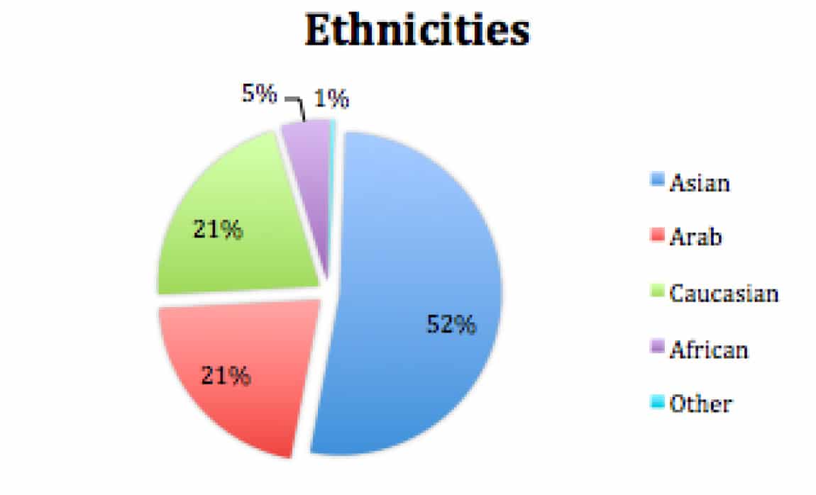 Ethnicities Represented