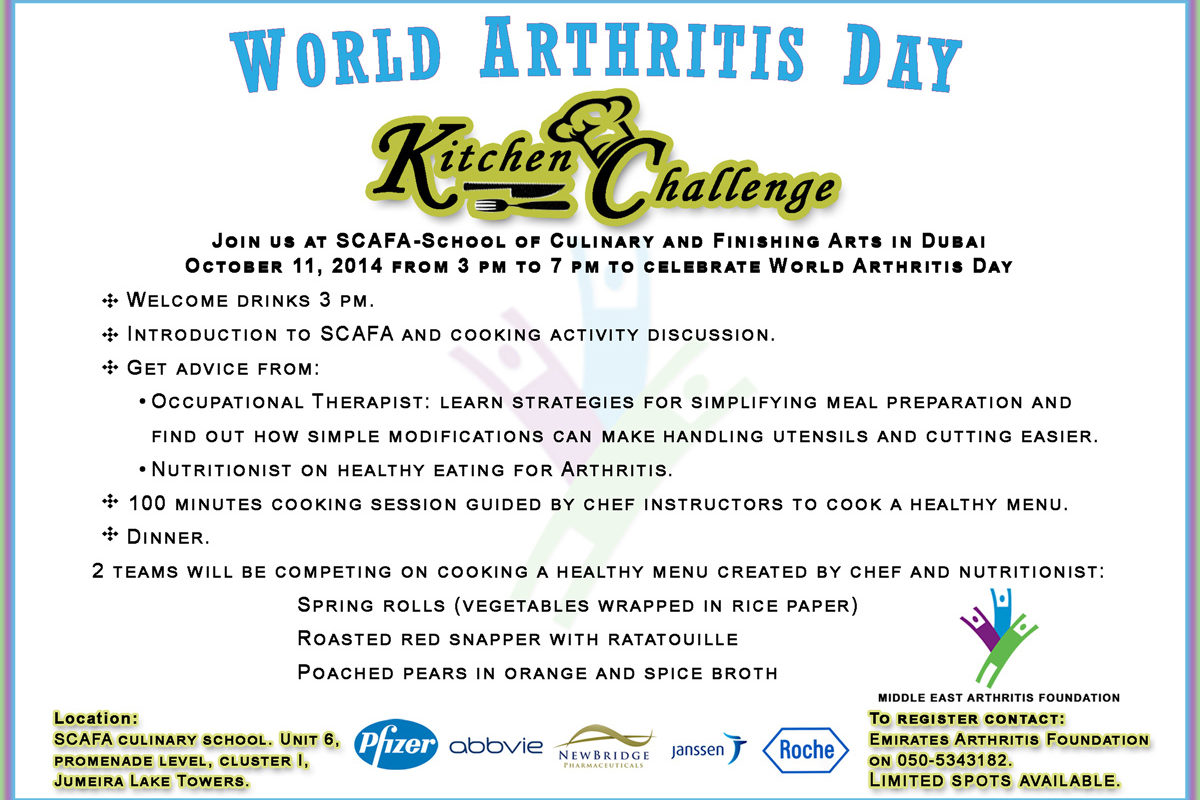 World Arthritis Day Kitchen 1