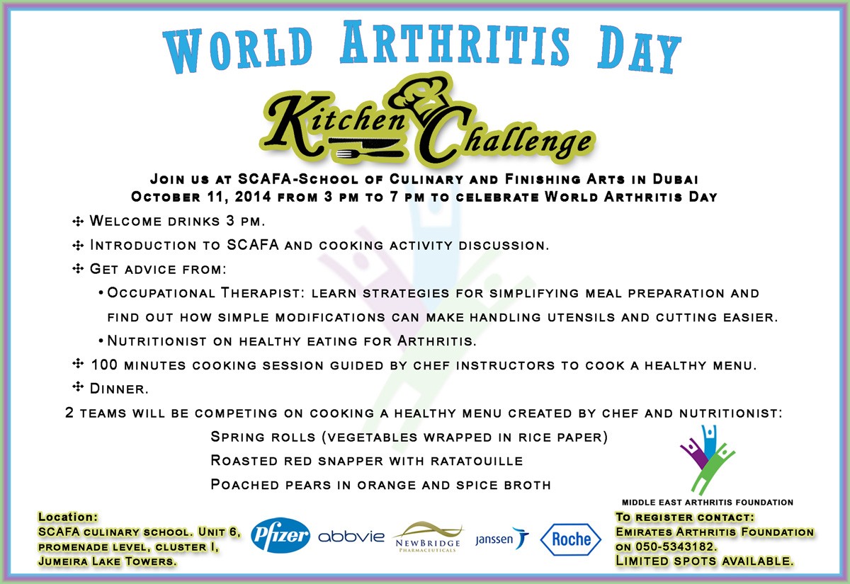 World Arthritis Day Kitchen 1
